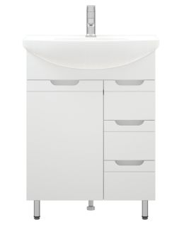 Тумба под раковину Corozo Лея SD-00001509 65см Z3 белый